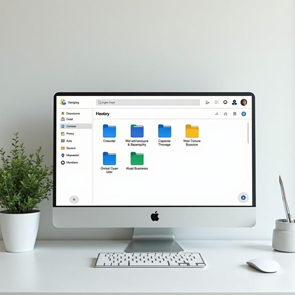 Organizované složky v Google Drive s automaticky uloženými přílohami